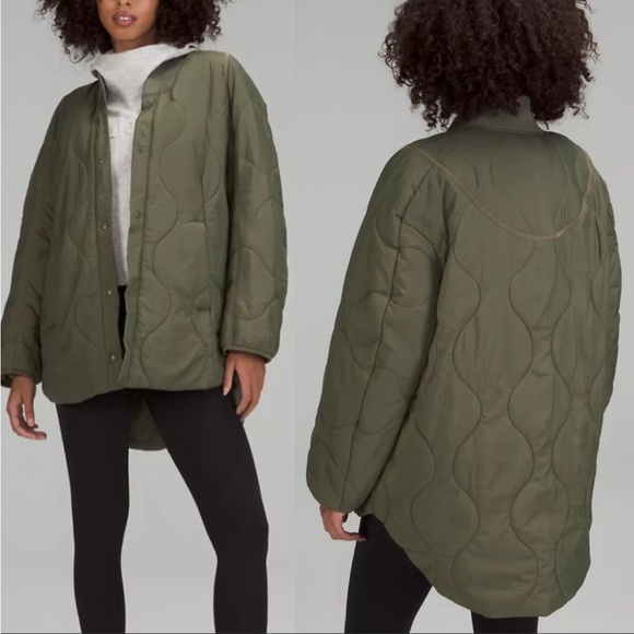 Lululemon Quilted Light Insulation Jacket in Medium Olive - Picture 1 of 11